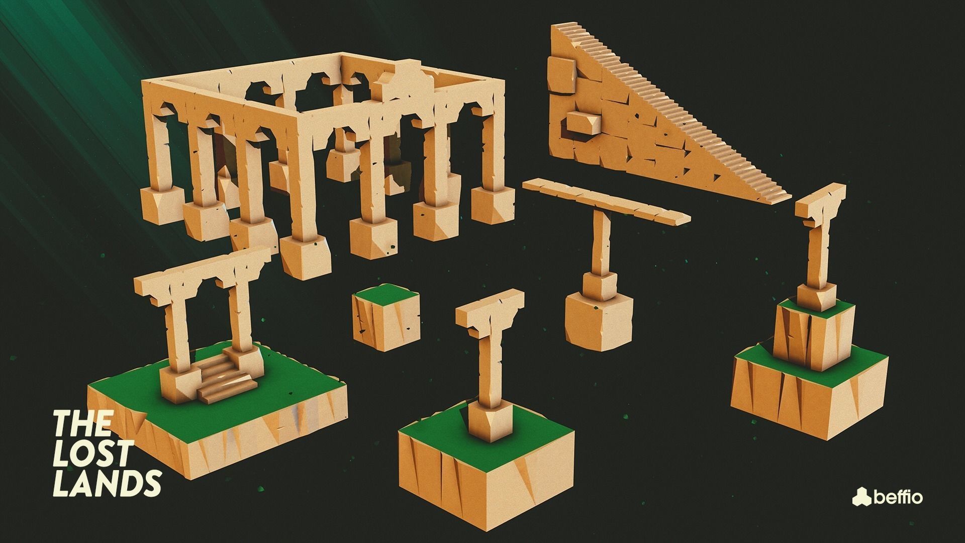 The Lost Lands Low-poly 3D model_9