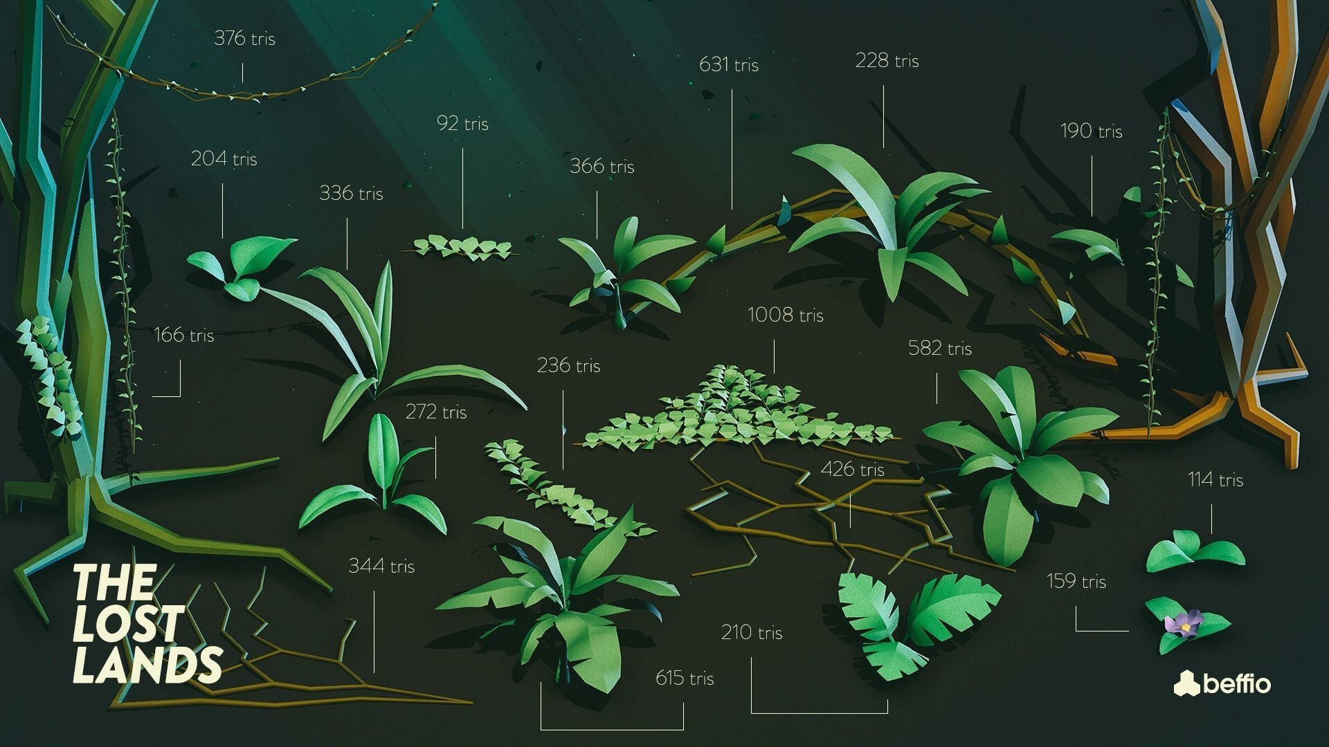 The Lost Lands Low-poly 3D model_5