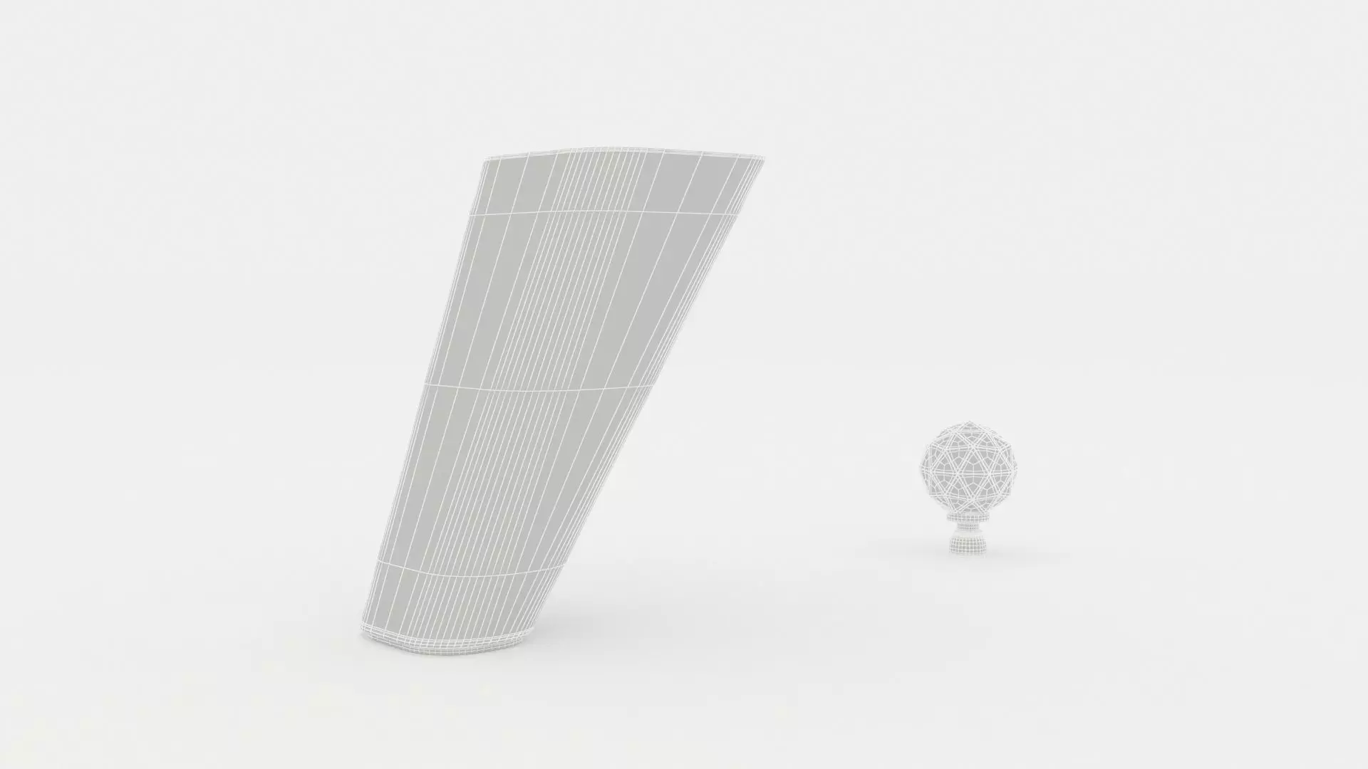 simple leg - handle Free 3D model_0