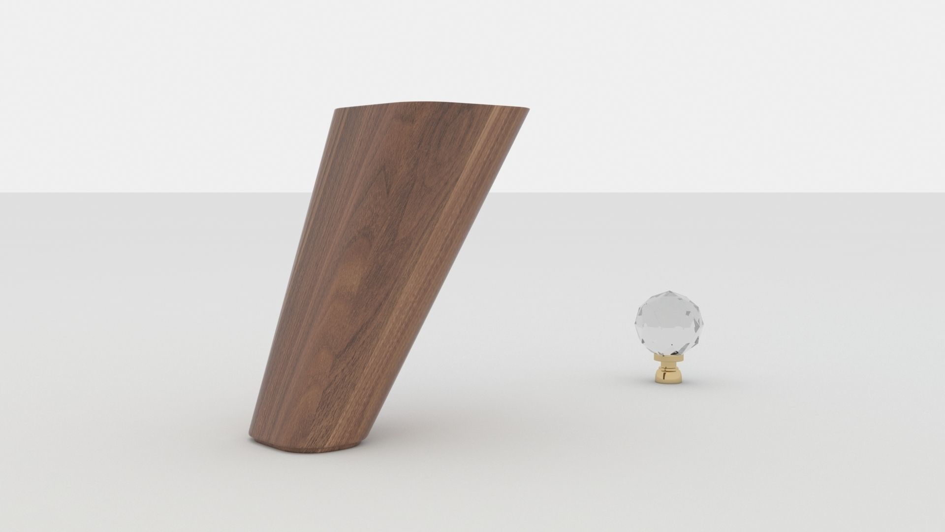 simple leg - handle Free 3D model_1