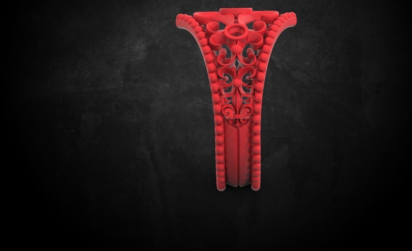 Ring with patterns and stones many size 181 3D print model_17