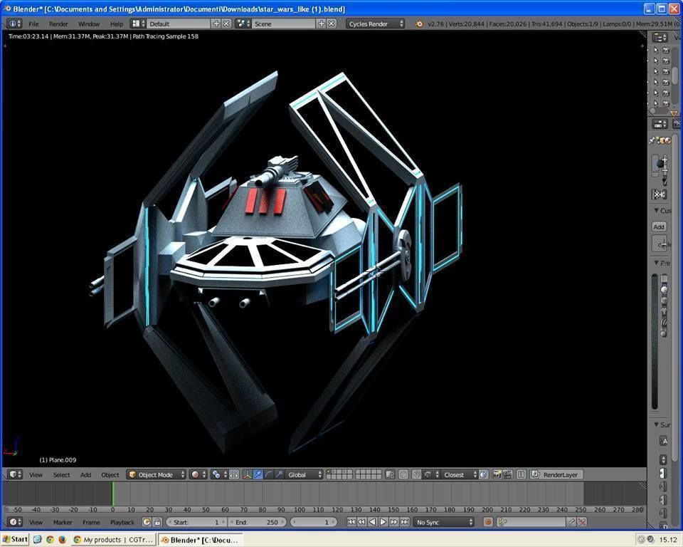 SCREENING SHIP  3D model_4