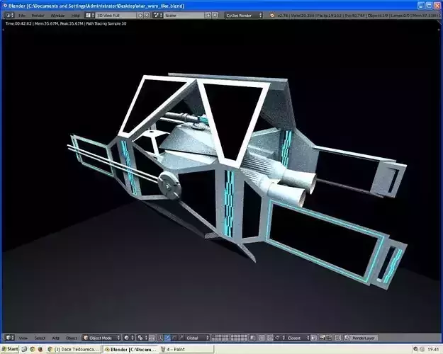 SCREENING SHIP  3D model