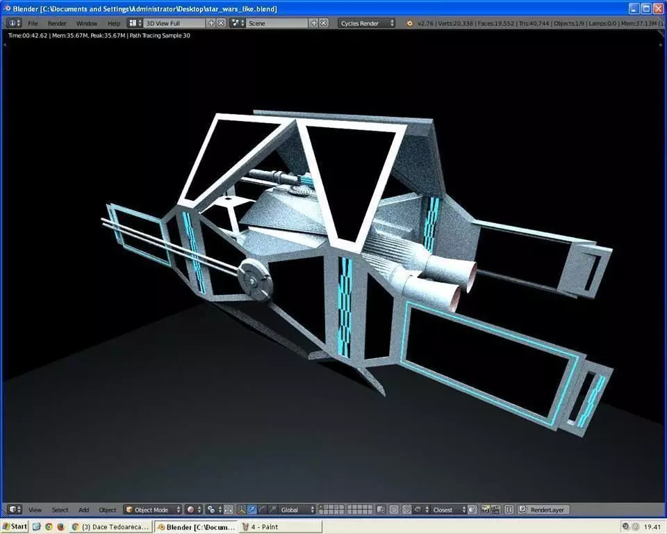 SCREENING SHIP  3D model_0