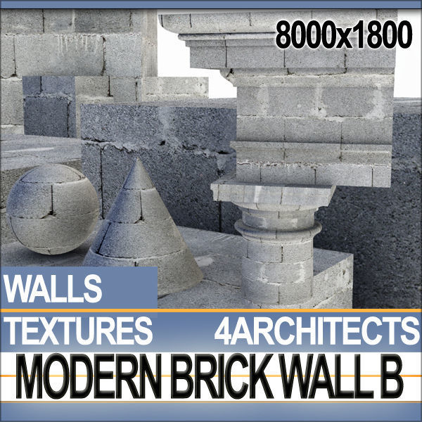 Modern Brick Wall B Texture_2