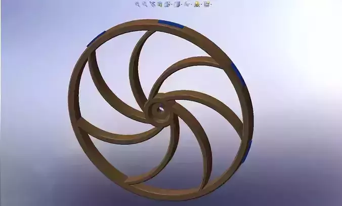 Mars Rover like BoeBot Wheel Rim