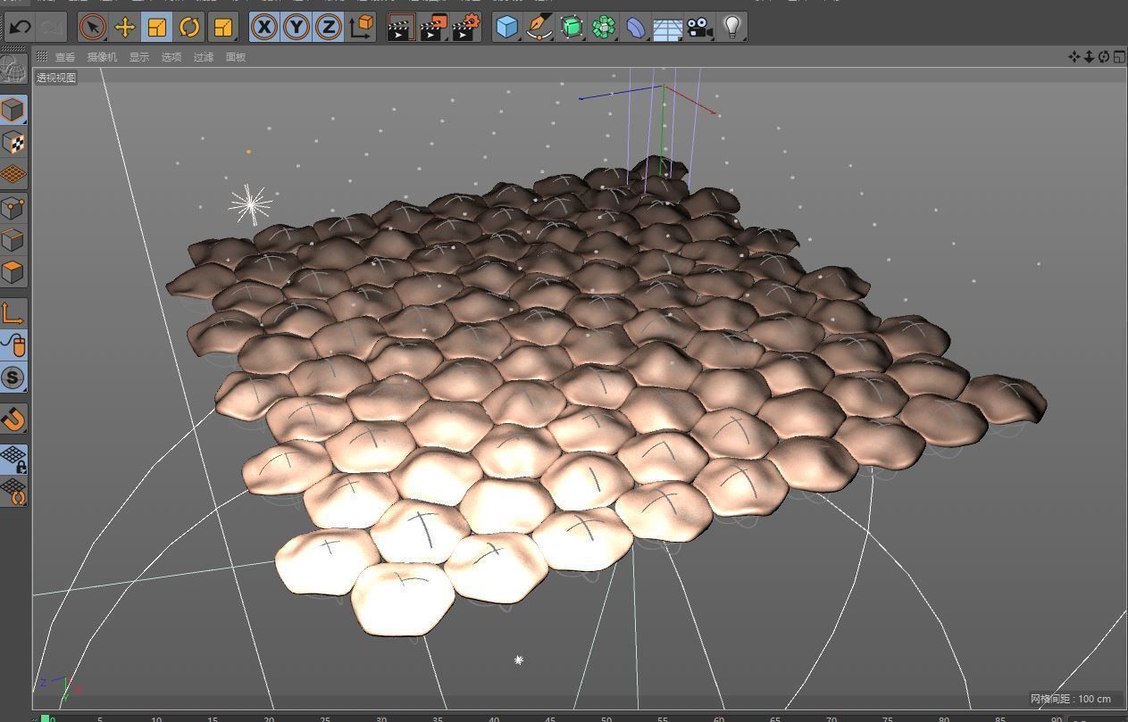 Human skin anatomy 3D model_3