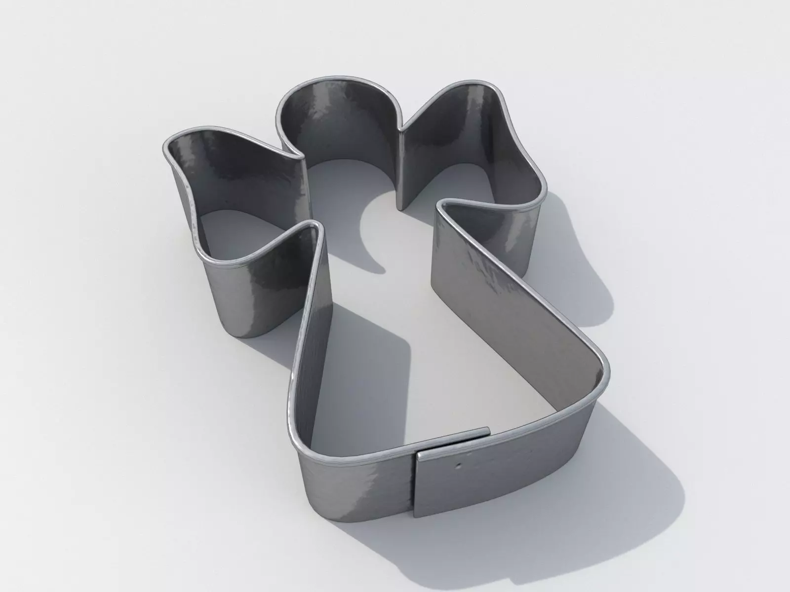 Baking Mould Angel 3D model_0