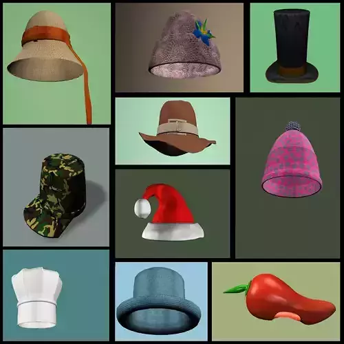 Lowpoly Hat hats and caps