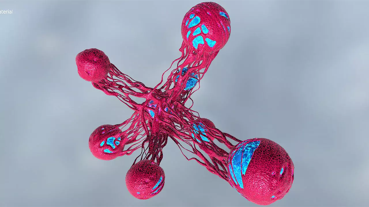 Cancer Growth Low poly PBR Model Low-poly 3D model