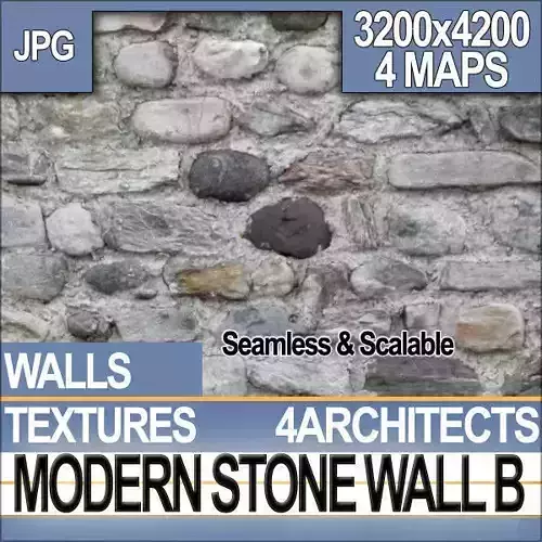 Modern Stone Wall B