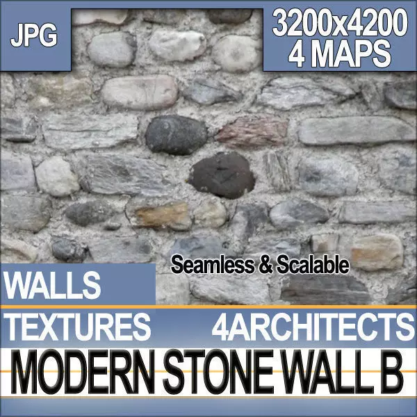 Modern Stone Wall B Texture_0