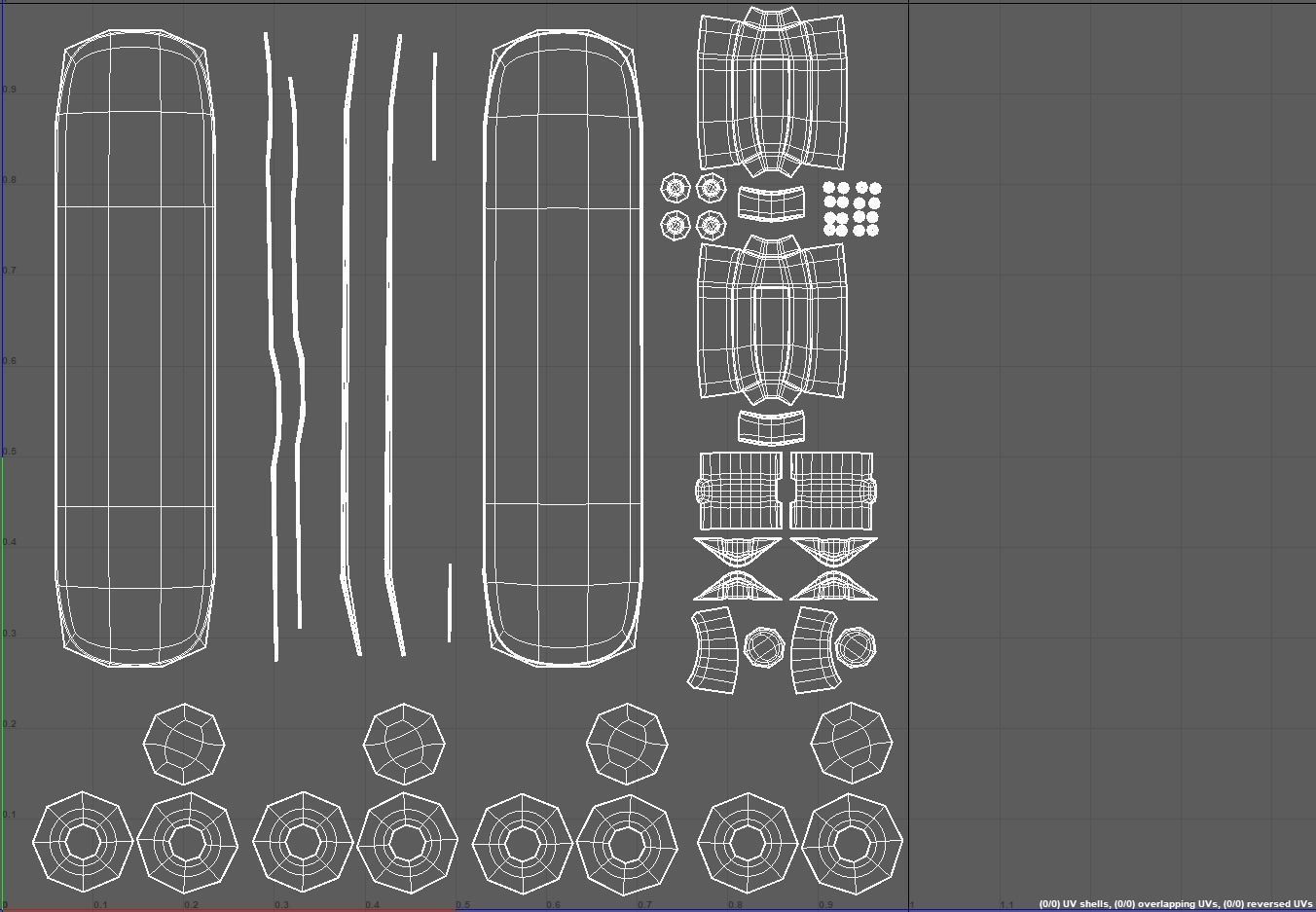 Skateboard Model Low-poly 3D model_5