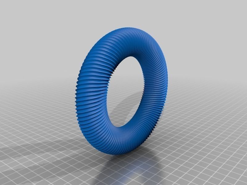 Dense Spiral Donut Shaped Cup Cake Free 3D print model_1