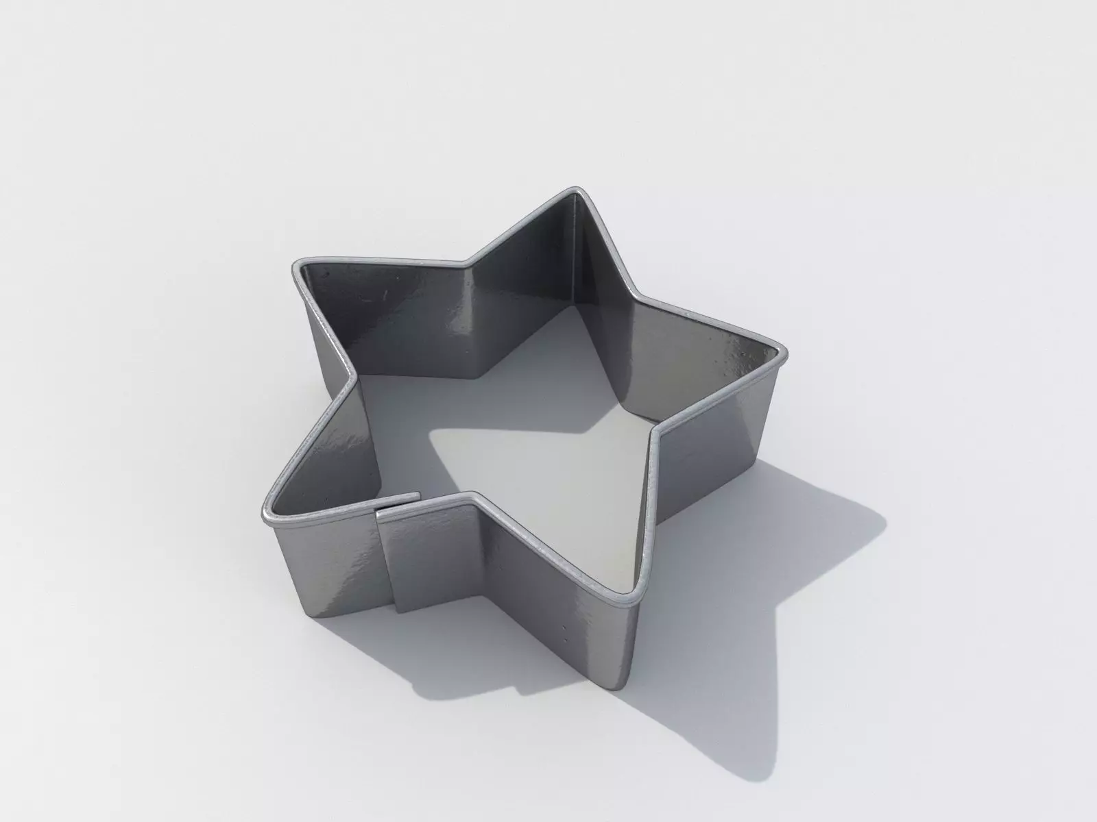 Baking Mould Star 3D model_0