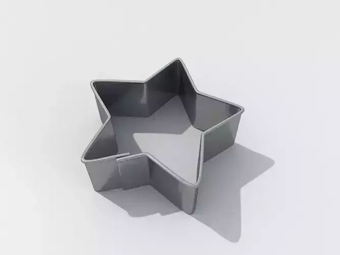Baking Mould Star 3D model