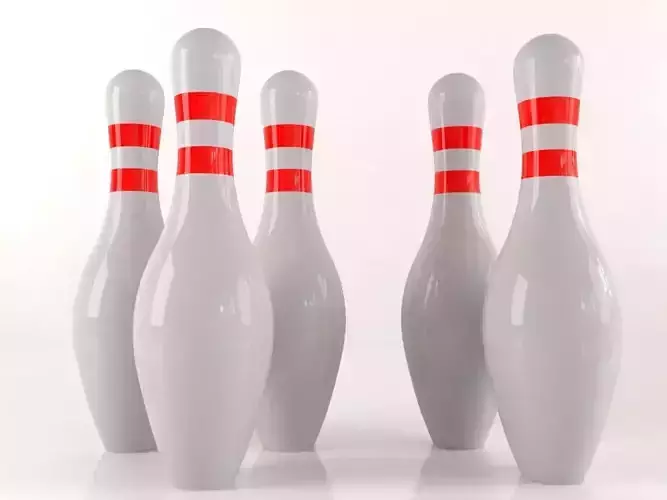 Bowling kegel 3D model