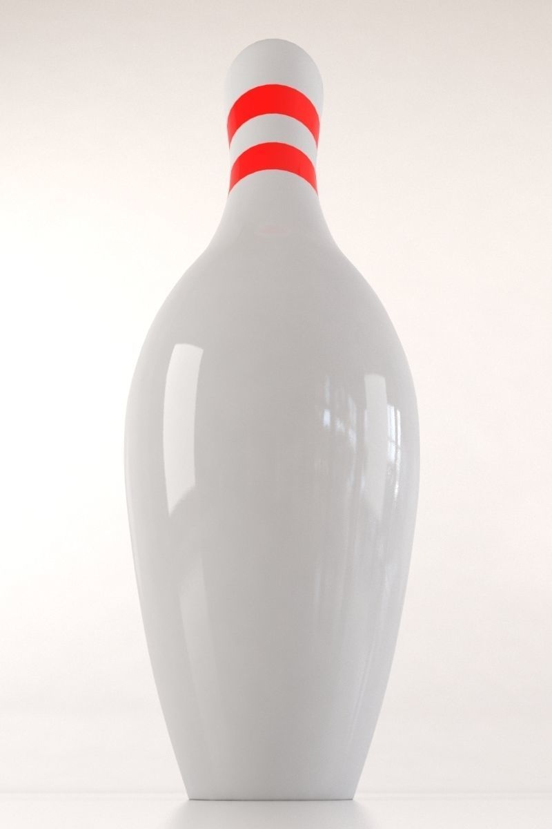 Bowling kegel 3D model_2