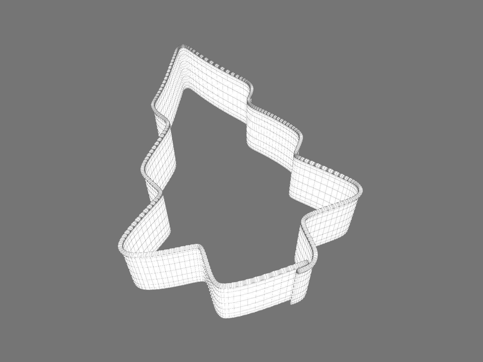 Baking Mould Tree 3D model_1