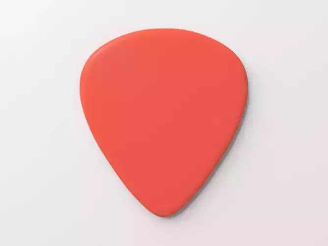 Guitare Pick 3D model