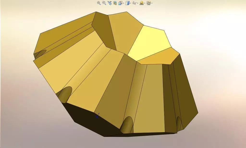 7-Sided Cup Cake Free 3D print model_0