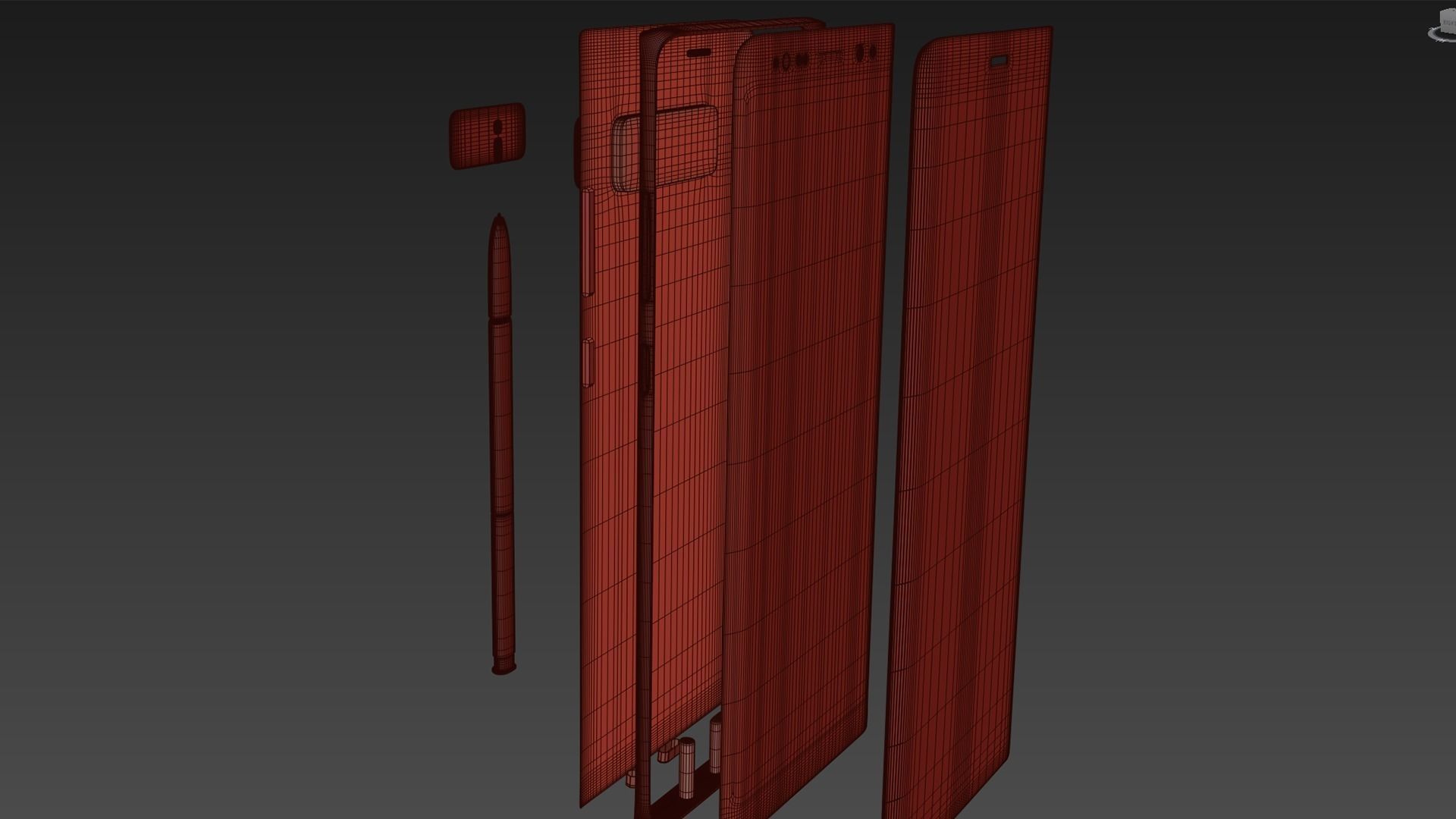 Samsung Galaxy Note 8 3D model_15