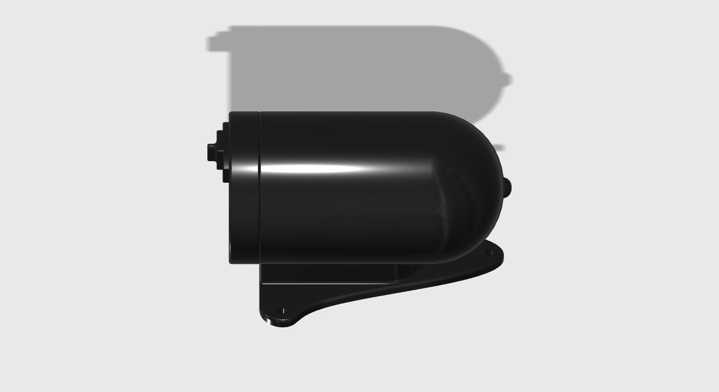 Customizable GA Wet Compass shell for flight simulator 3D print model_2