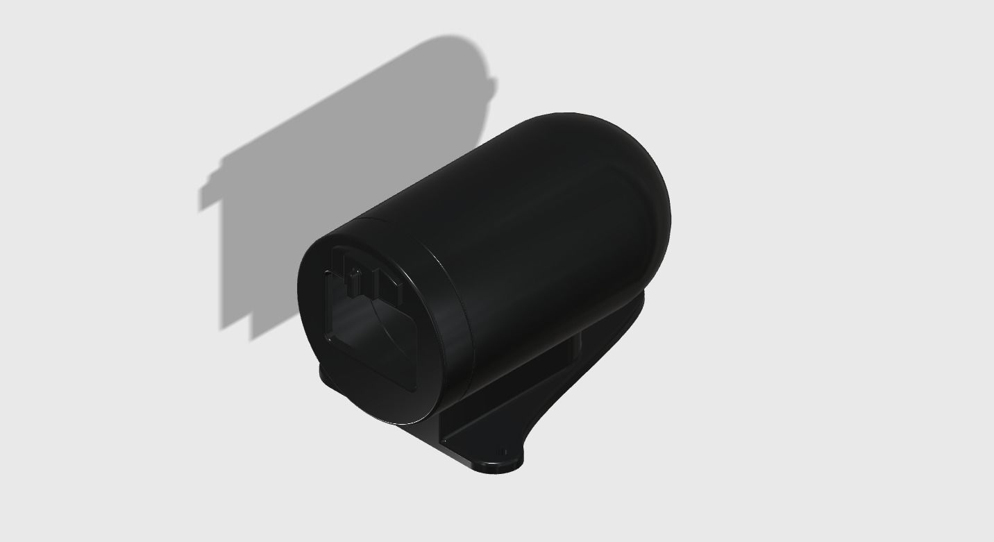 Customizable GA Wet Compass shell for flight simulator 3D print model_0