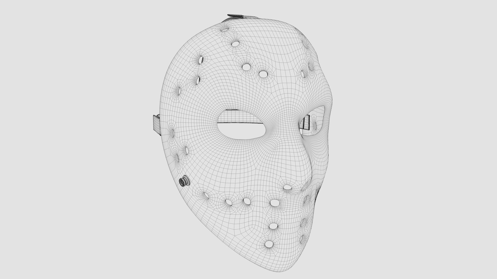 Hockey Mask 3D model_7