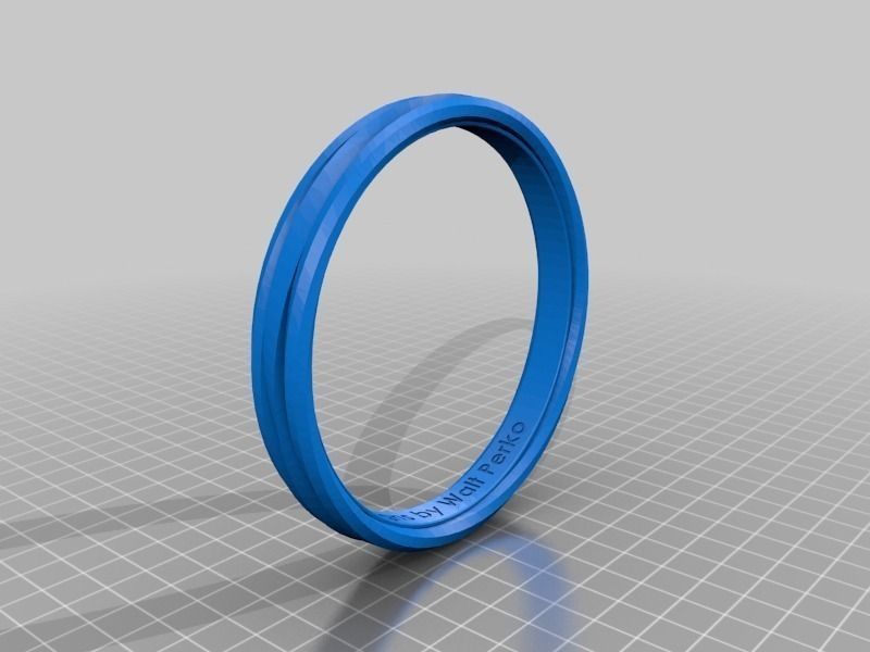 Multi-Banded Bracelet Free 3D print model_3