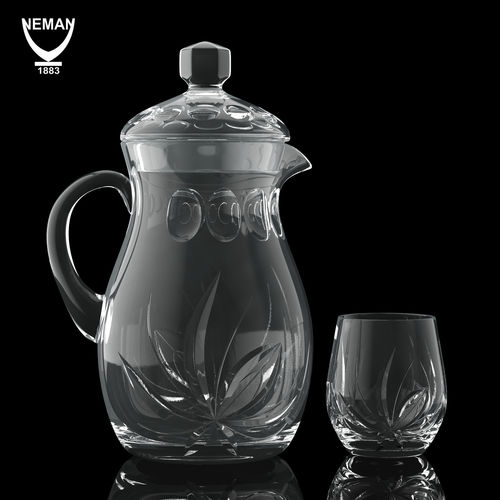 Set 5108 glass coffee pot Low-poly 3D model