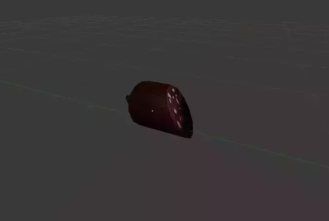 Sousage salami cut 3 Low-poly 3D model