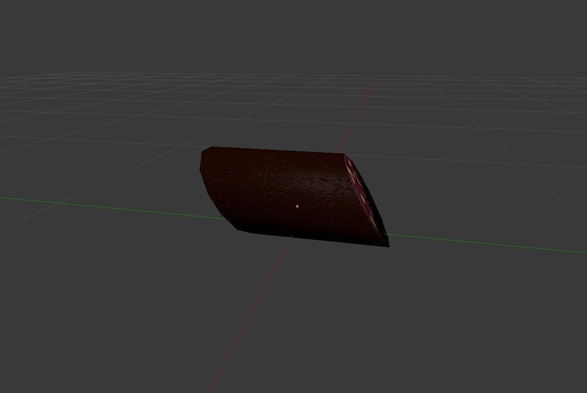 Sousage salami compilation 5in1 Low-poly 3D model_10