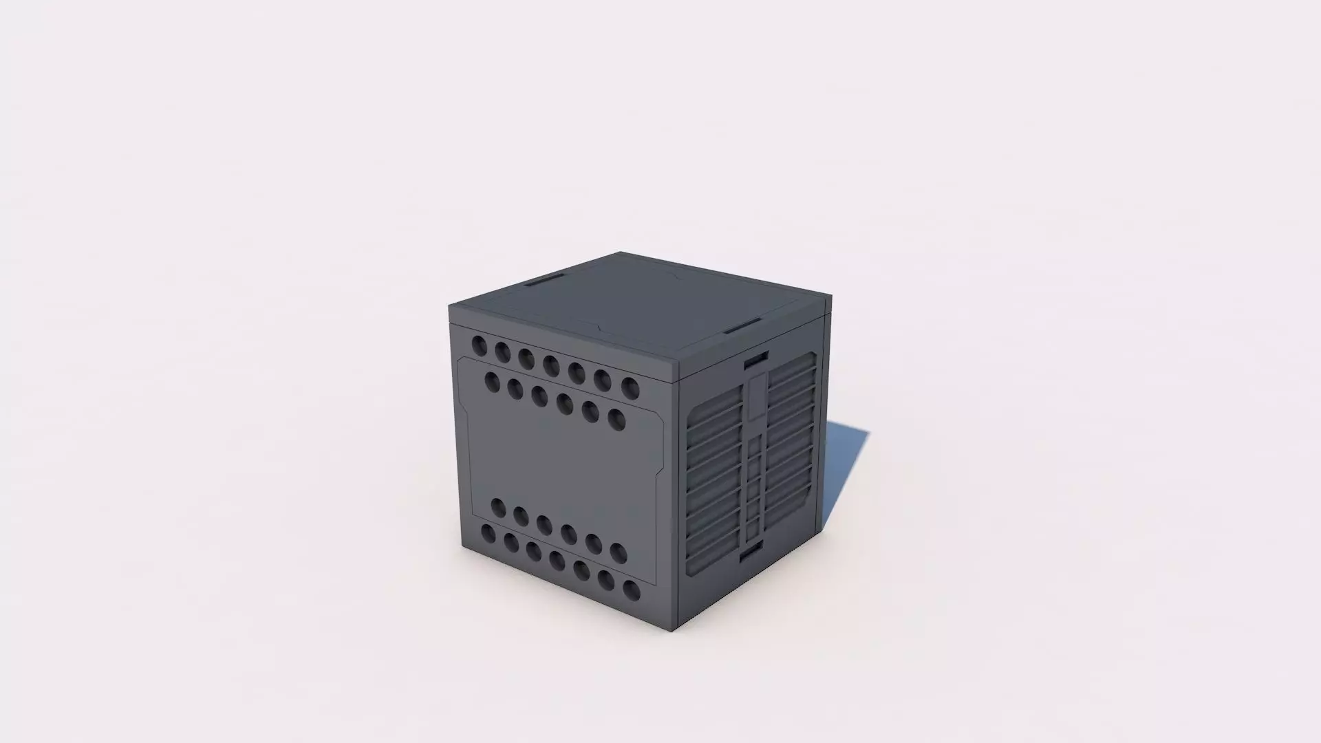 Scifi Crate Free 3D model