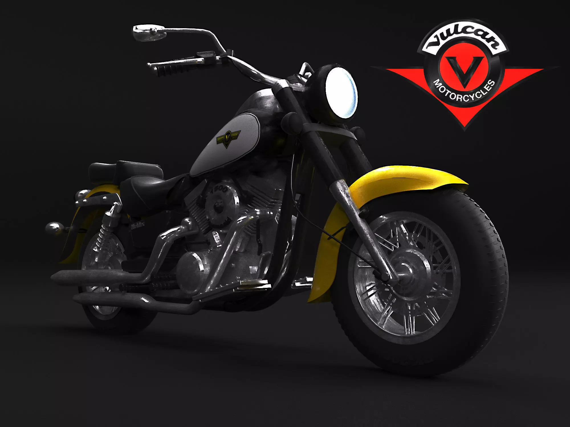 Kawasaki Motors Free 3D model_0