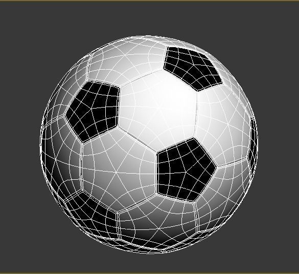 Soccer Ball Free low-poly 3D model_1