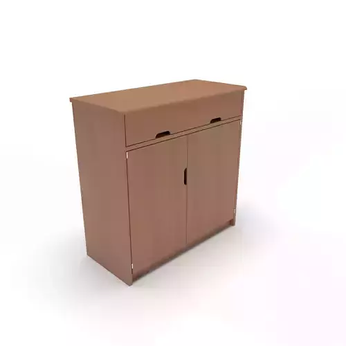 commode 2 wooden cabinet with doors and drawers