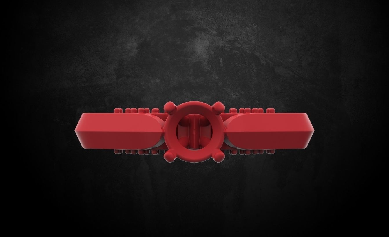 Ring with stones many size 183 3D print model_12