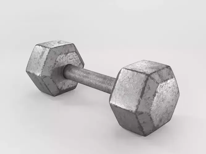 Dumbbell metal 3D model