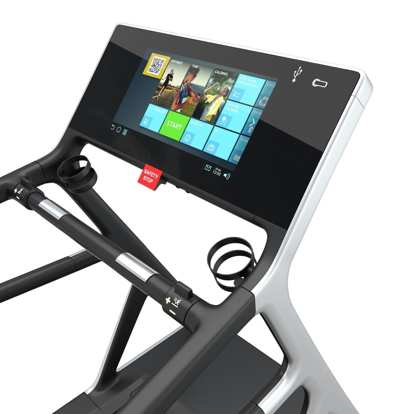 Technogym - Treadmill - Run Personal 3D model_3