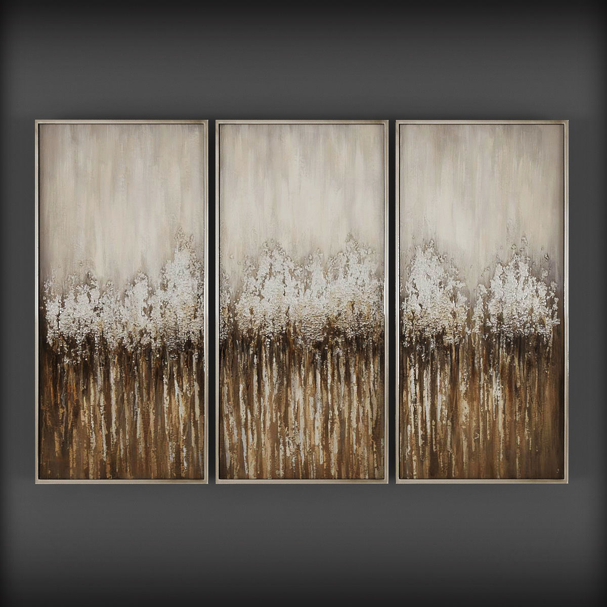 Picture Frames  Low-poly 3D model_1