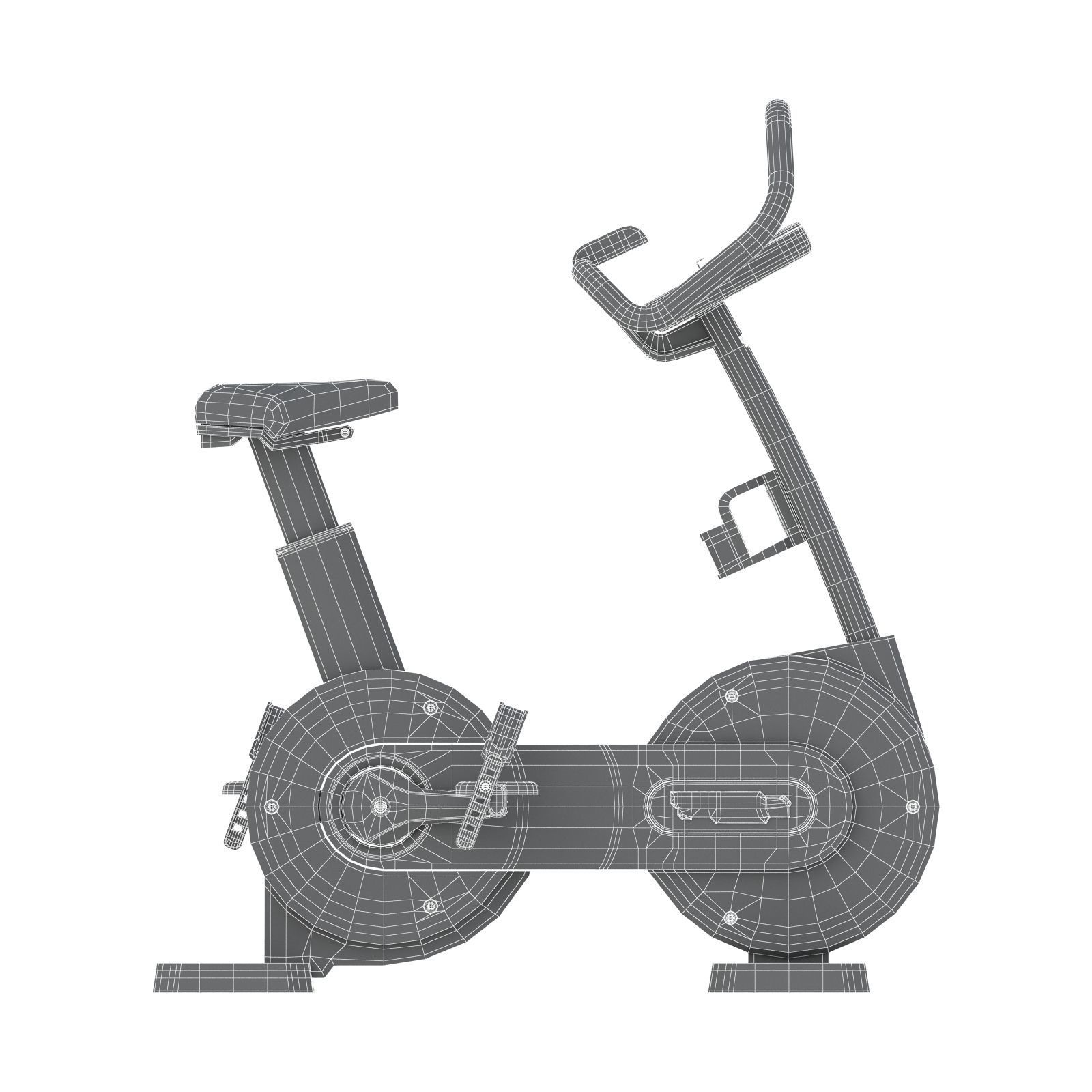 Technogym - Exercise Bike Forma 3D model_7