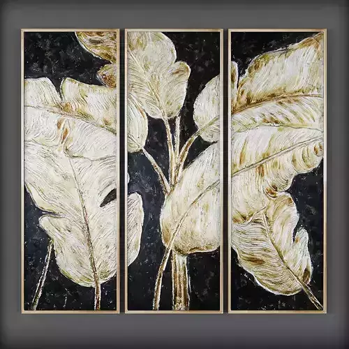 Picture Frames  Low-poly 3D model