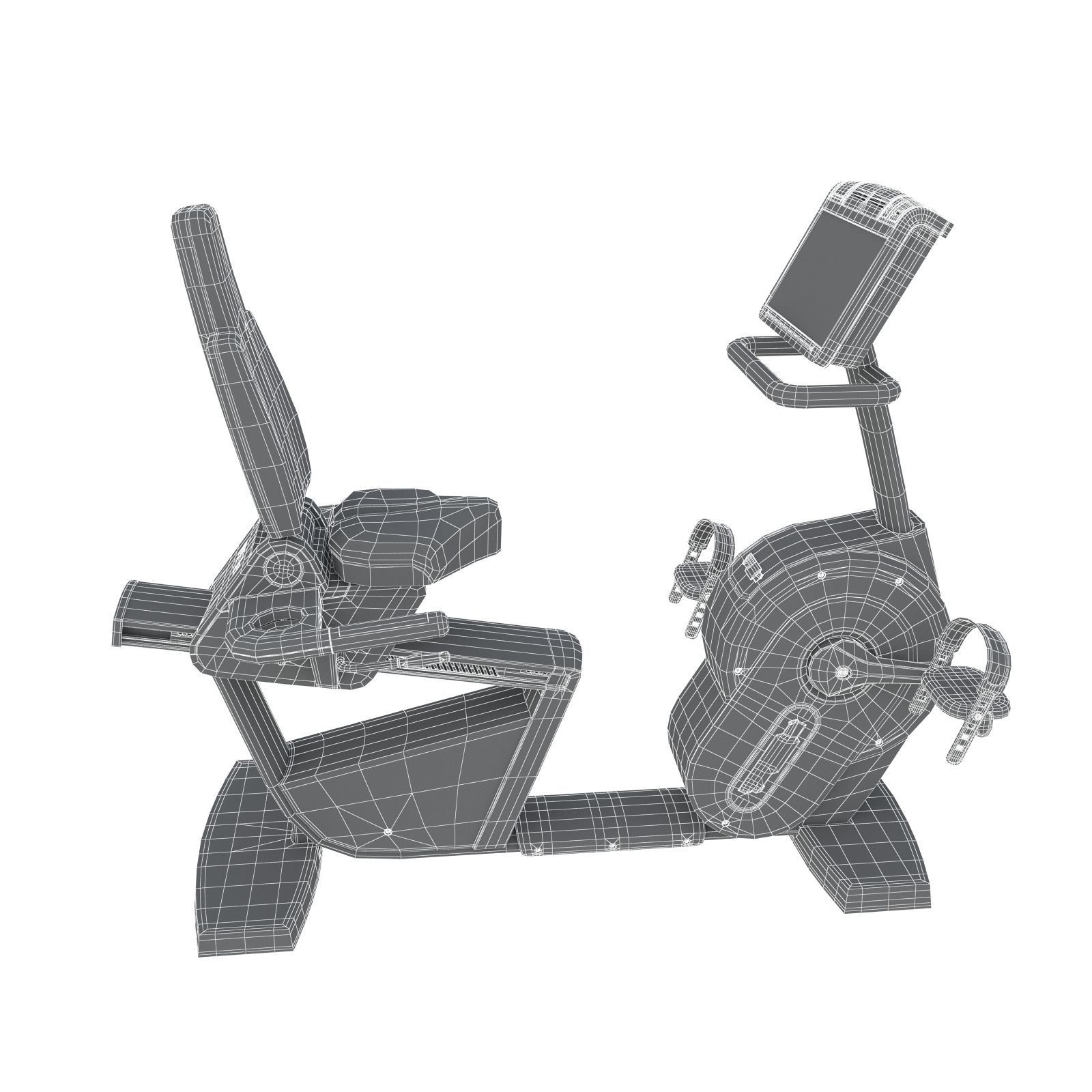 Technogym - Exercise Excite Recline Medical 3D model_6