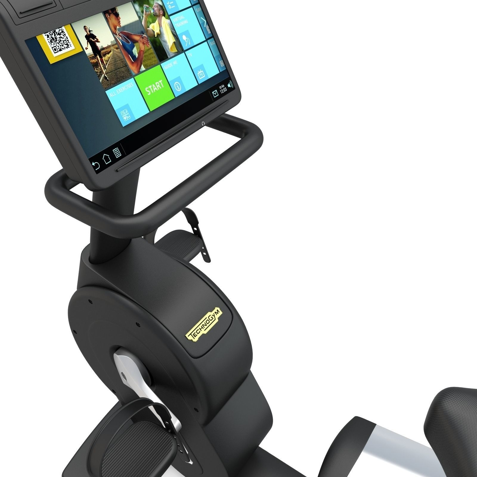 Technogym - Exercise Excite Recline Medical 3D model_2