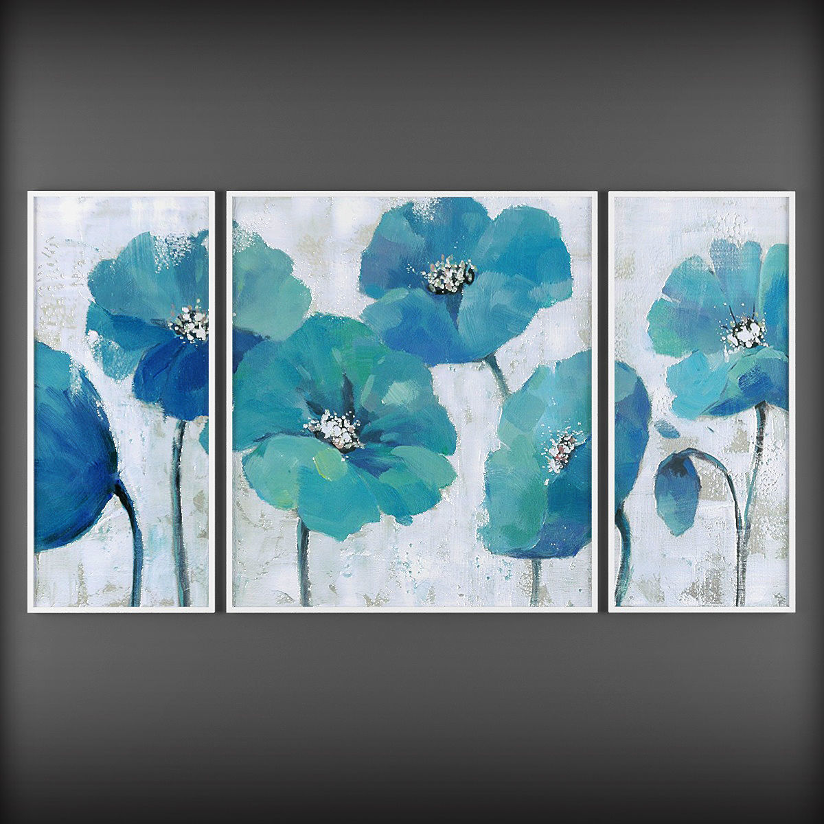 Picture Frames  Low-poly 3D model_1