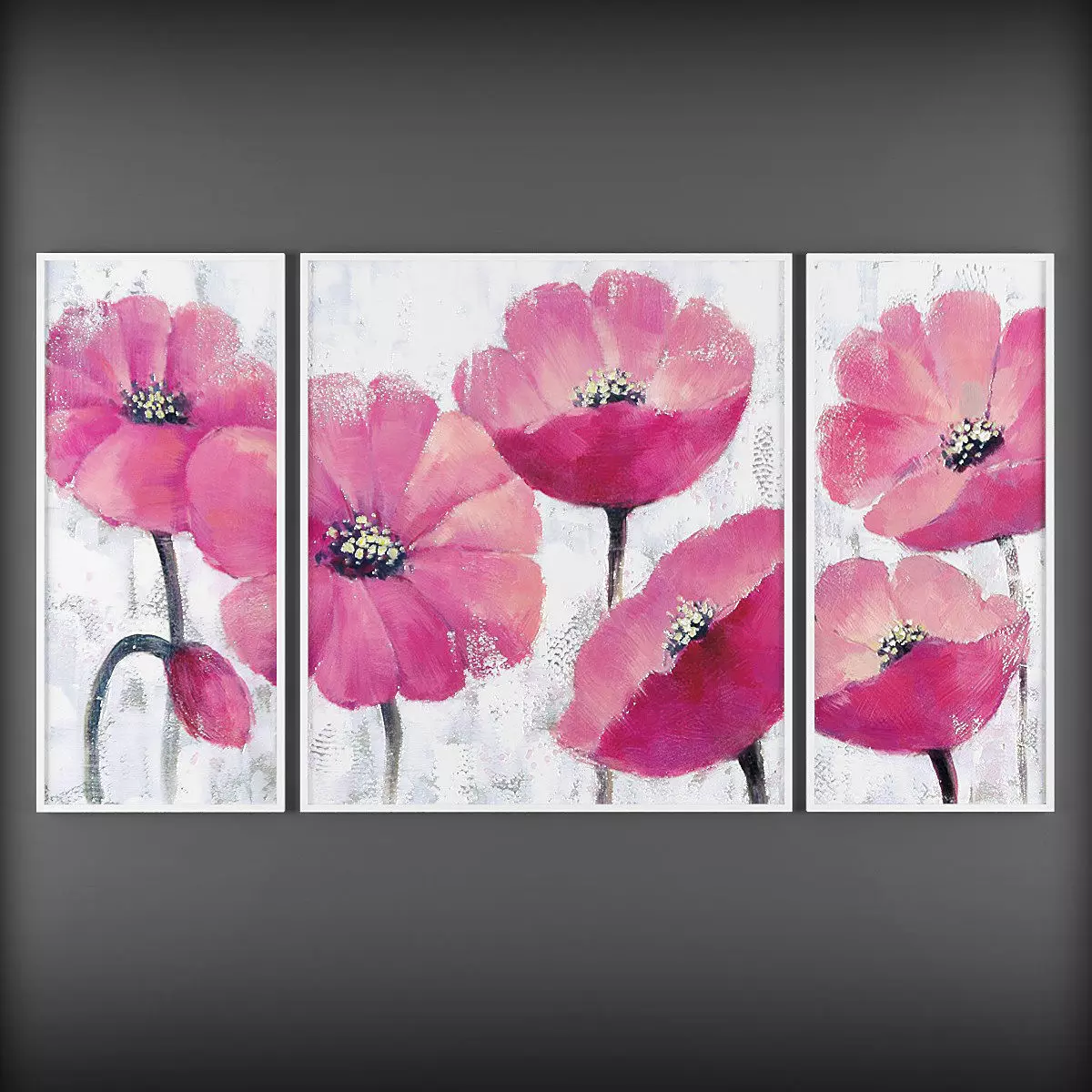 Picture Frames  Low-poly 3D model_0