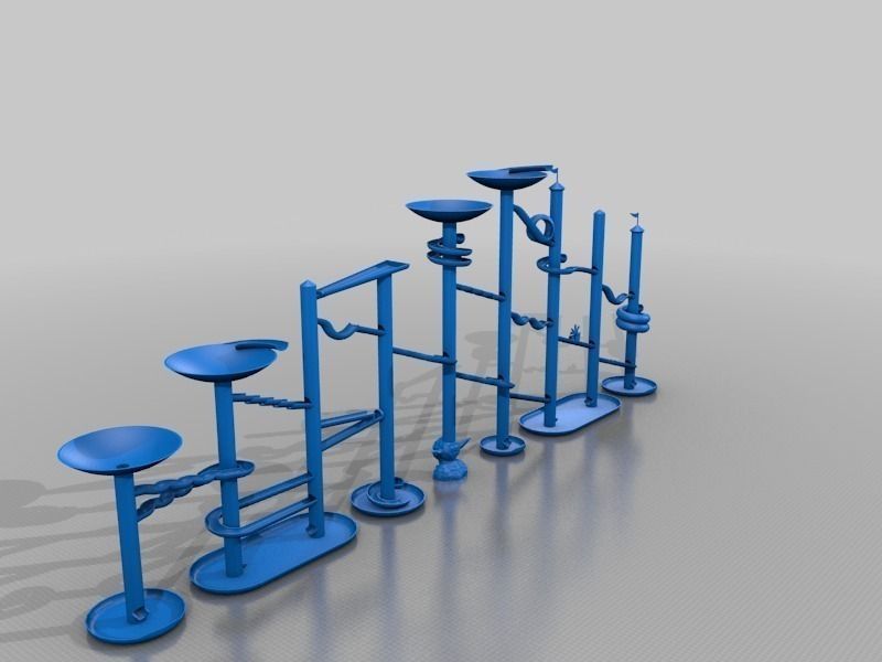 Marble Run Collection Free 3D print model_4
