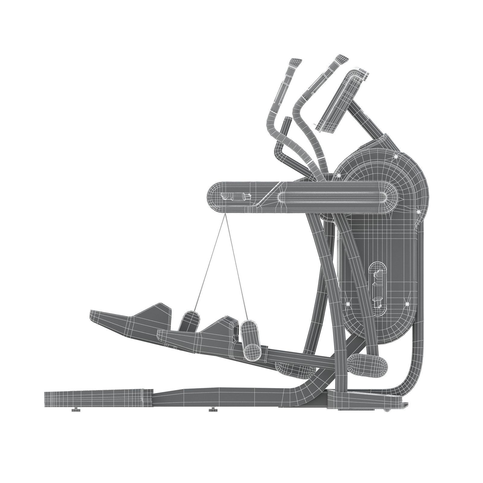 Technogym - Elliptical Cross Trainers - Excite Vario 3D model_7