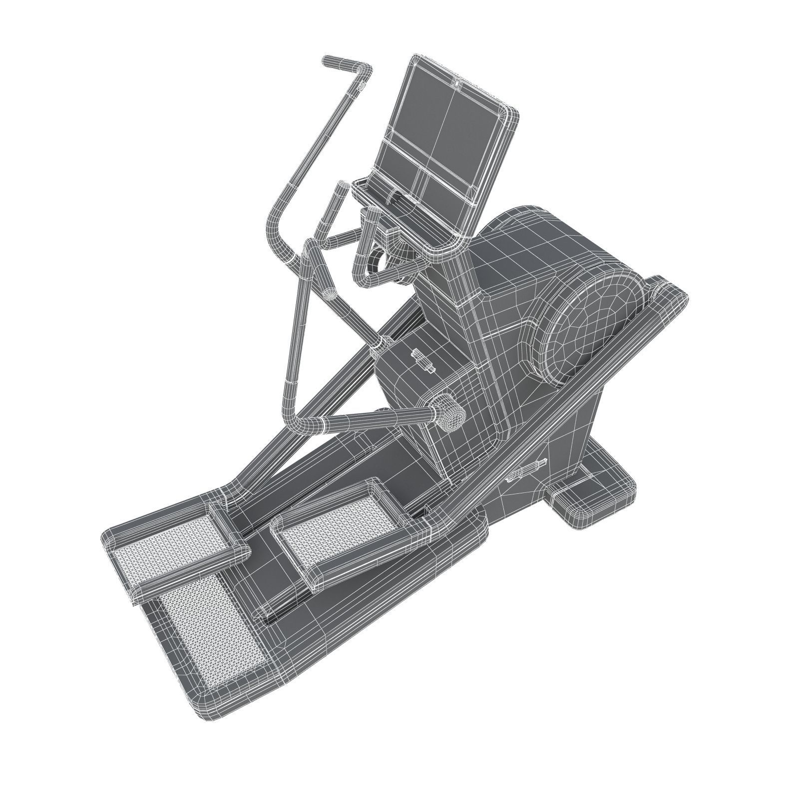 Technogym - Elliptical Cross Trainers - Artis Synchro 3D model_7